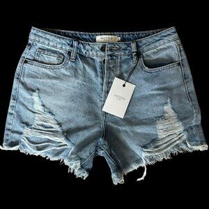 NWT Hidden Denim Sophie Mom Shorts